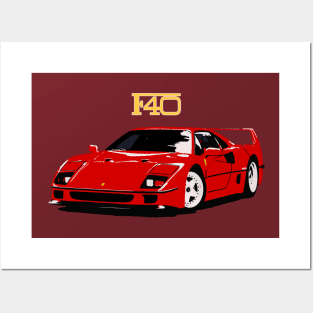 f40 Posters and Art